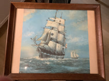 Load image into Gallery viewer, Beautiful old print in frame.