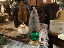 Load image into Gallery viewer, Bottle brush tree in vintage base