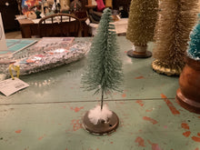 Load image into Gallery viewer, Bottle brush tree in vintage base