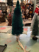 Load image into Gallery viewer, Bottle brush tree in vintage base