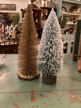 Load image into Gallery viewer, Bottle brush tree in vintage base