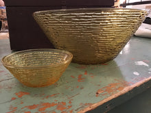 Load image into Gallery viewer, Vintage golden amber glass ware