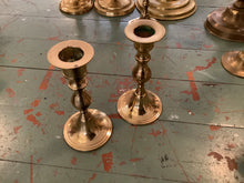 Load image into Gallery viewer, Brass candle holder