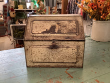 Load image into Gallery viewer, Vintage metal bread box