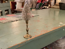 Load image into Gallery viewer, Bottle brush tree in vintage base