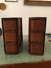 Load image into Gallery viewer, Vintage sewing machine drawers