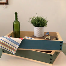 Load image into Gallery viewer, Handcrafted wooden tray