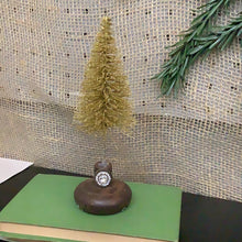 Load image into Gallery viewer, Bottle brush tree in vintage base