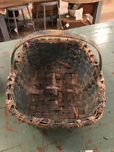 Load image into Gallery viewer, Primitive blue basket
