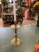 Load image into Gallery viewer, Brass candle holder
