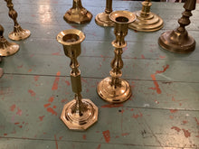 Load image into Gallery viewer, Brass candle holder
