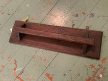 Load image into Gallery viewer, Antique wooden towel bar
