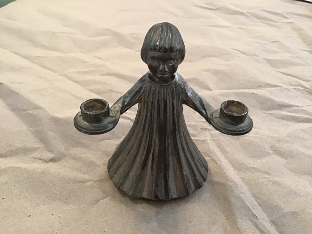 Vintage metal candleholder