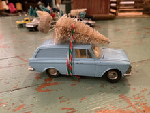 Load image into Gallery viewer, Bottle brush tree in vintage base

