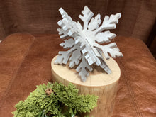 Load image into Gallery viewer, Wooden 3D Snowflake
