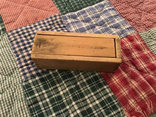 Load image into Gallery viewer, Vintage wooden box
