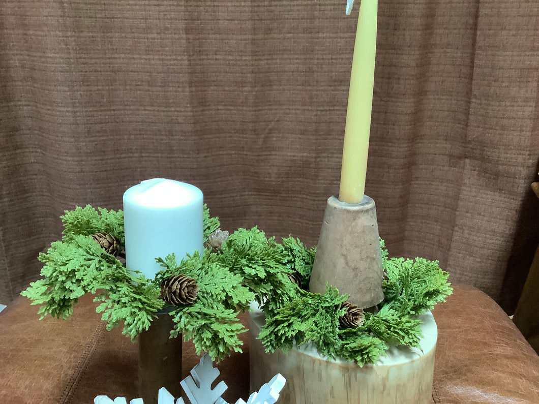 Cypress Candle Ring