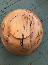 Load image into Gallery viewer, Signed hand carved magnolia bowl
