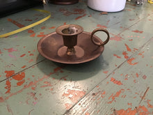 Load image into Gallery viewer, Brass candle holder
