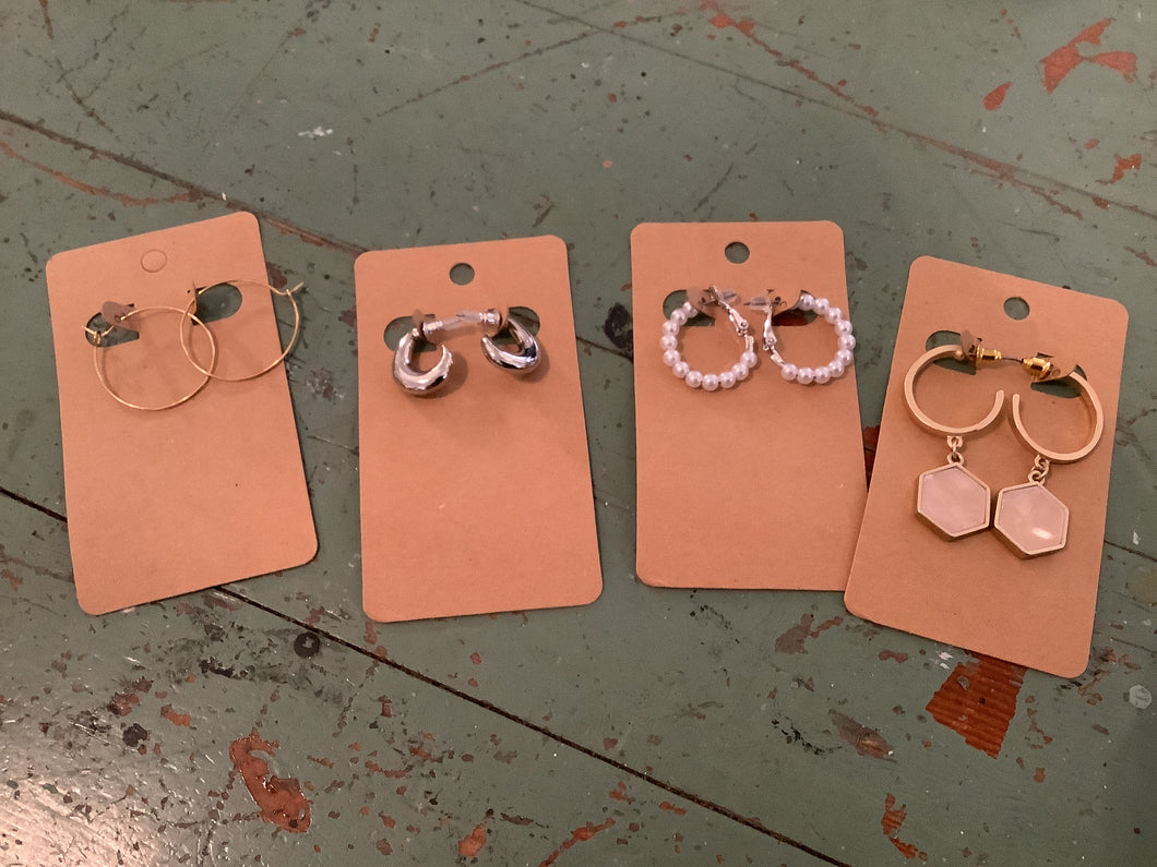 Drop earrings