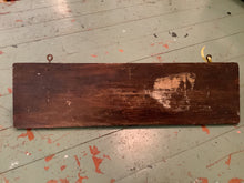 Load image into Gallery viewer, Antique wooden towel bar
