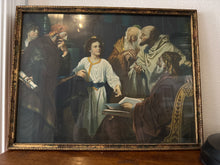 Load image into Gallery viewer, Vintage framed print of Jesus
