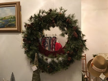 Load image into Gallery viewer, Winter Wreath w/Ribbon

