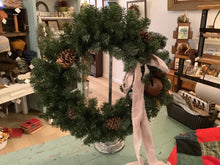 Load image into Gallery viewer, 20” mixed pine wreath
