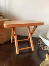 Load image into Gallery viewer, Vintage folding plant stand
