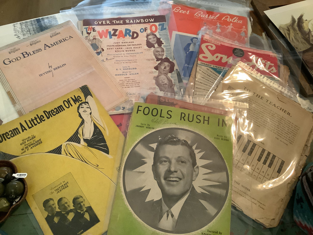 1940’s sheet music