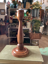 Load image into Gallery viewer, Wood candlestick
