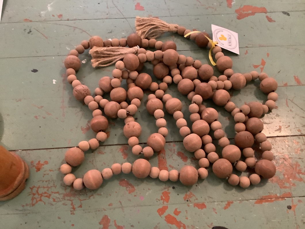 Wood garland