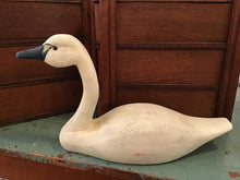 Load image into Gallery viewer, Carved wood swan
