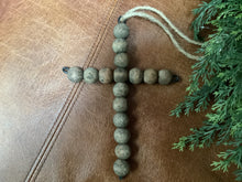 Load image into Gallery viewer, Wooden Hanging Cross Ornament

