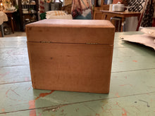 Load image into Gallery viewer, Vintage wooden recipe box

