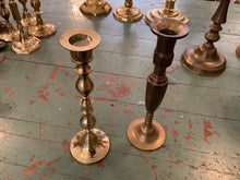 Load image into Gallery viewer, Brass candle holder
