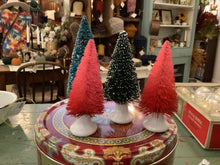 Load image into Gallery viewer, Bottle brush tree in vintage base

