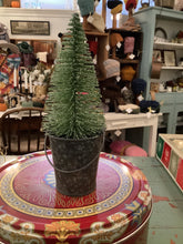 Load image into Gallery viewer, Bottle brush tree in vintage base
