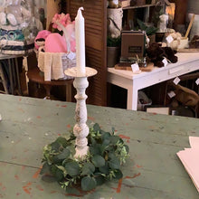 Load image into Gallery viewer, Tall white candlestick
