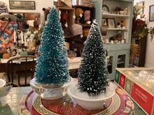 Load image into Gallery viewer, Bottle brush tree in vintage base
