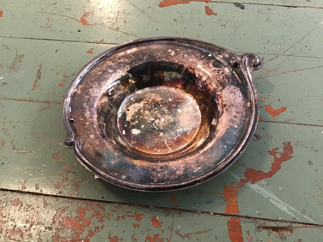 Silver plate bowl