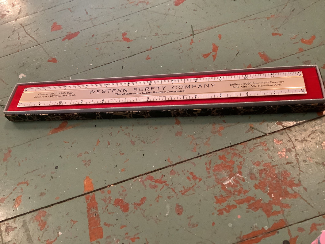 Vintage ruler