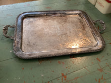 Load image into Gallery viewer, Silver-plate tray

