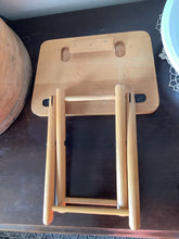Load image into Gallery viewer, Vintage folding plant stand
