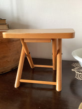 Load image into Gallery viewer, Vintage folding plant stand
