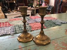 Load image into Gallery viewer, Brass candle holder
