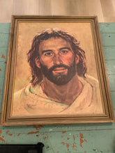 Load image into Gallery viewer, Vintage framed print of Jesus
