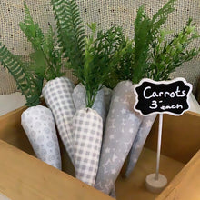 Load image into Gallery viewer, Grey cloth carrot

