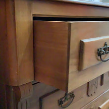 Load image into Gallery viewer, Vintage walnut dresser
