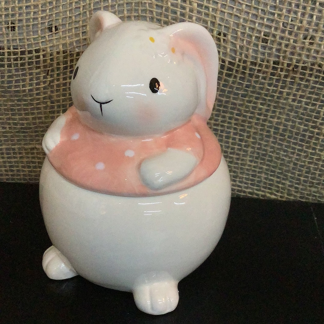 Lidded bunny container